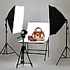 Набір студійного світла для предметної зйомки Prolighting (2 софтбокса 50x70 + стіл), фото 2