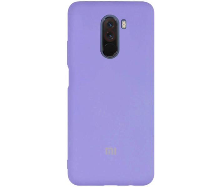 Чохол Silicone case Premium для Xiaomi Pocophone F1 Lilac (13) ліловий