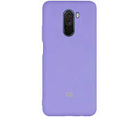 Чехол Silicone case Premium для Xiaomi Pocophone F1 Lilac (13) лиловый