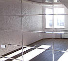 Дзеркальне Панно 150смх200см, прямокутники, срібло (натуральний колір), фацет 1см, фото 2