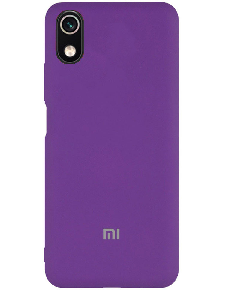 Чохол Silicone case Premium для Xiaomi Redmi 7A Purple (14) фіолетовий