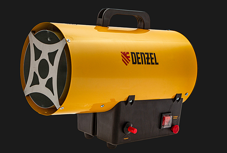 Обігрівач газовий DENZEL GHG-15, 15 кВт, 500 м3/год, пропан-бутан, фото 1