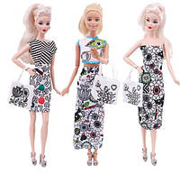 Одежда для куклы Барби набор 3 комплекта (как на фото) для куклы шарнирной 1/6 30 см