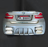Задній бампер для дитячого електромобіля BMW X8 Bambi M0639 сірий
