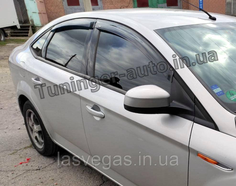 Дефлектори вікон (вітровики) Ford Mondeo 2007-2013 (HIC)