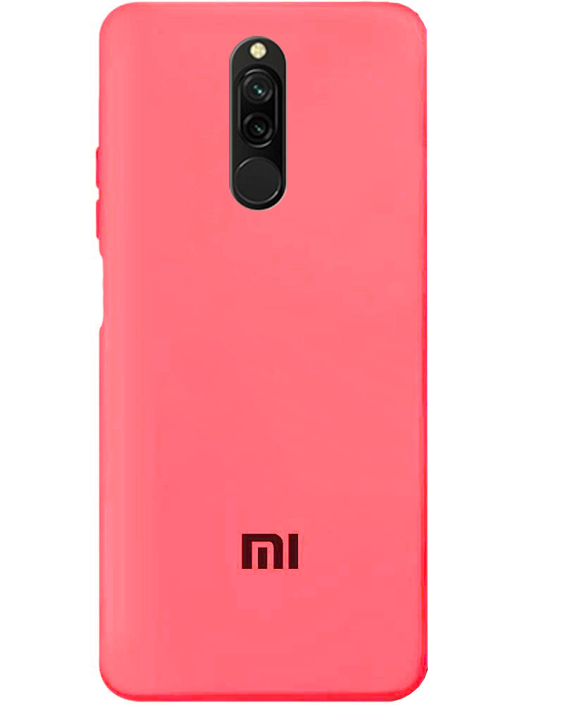 Чохол Silicone case Premium для Xiaomi Redmi 8 Coral (12) кораловий