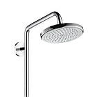 Душова система без змішувача HANSGROHE Croma 220 Showerpipe Reno 220мм латунна хром 27224000, фото 3