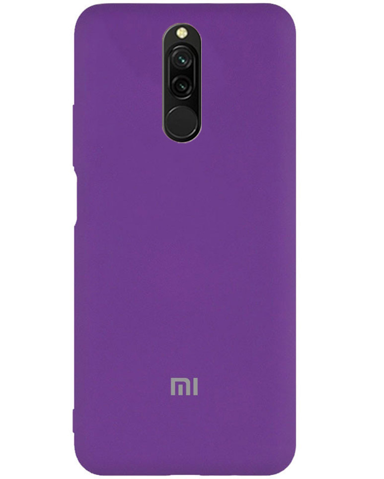 Чохол Silicone case Premium для Xiaomi Redmi 8 Purple (14) фіолетовий