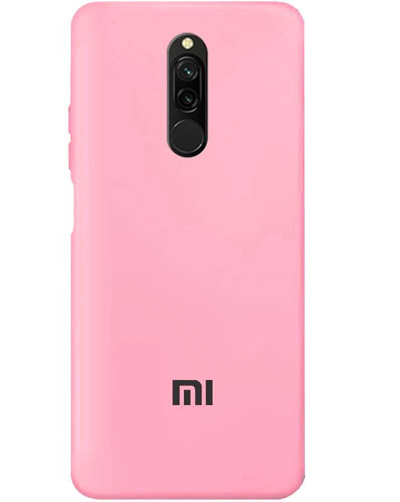 Чохол Silicone case Premium для Xiaomi Redmi 8 Pink (17) рожевий
