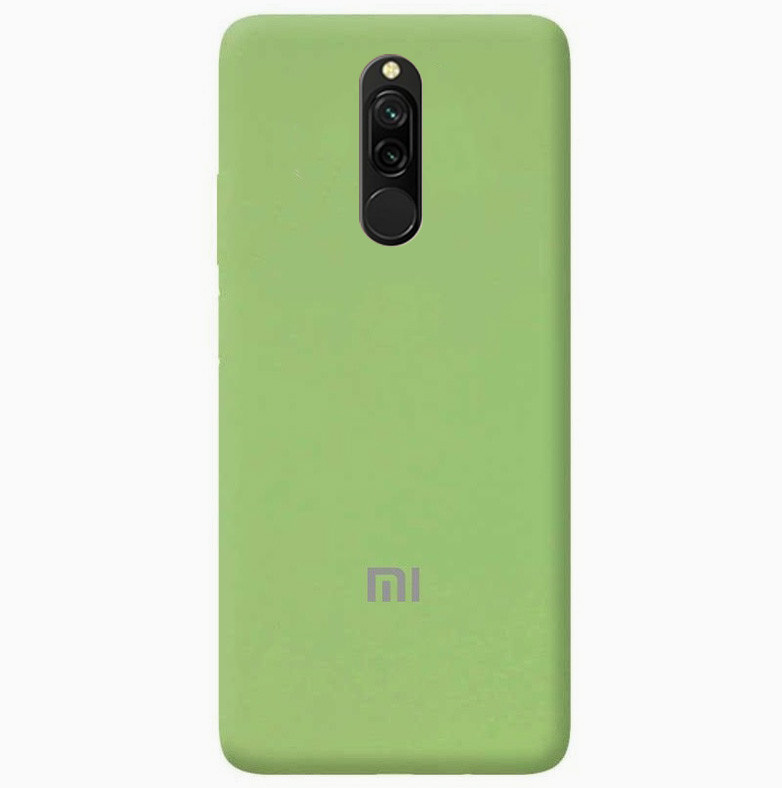 Чохол Silicone case Premium для Xiaomi Redmi 8 Mint (19) м'ятний