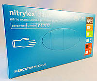 Перчатки нитриловые голубые L (NITRYLEX CLASSIC) уп 100шт