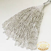 Стеклярусні пучки  Preciosa Silver (10штук)