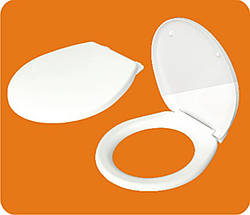 Кришка сидіння для унітаза СУ 62 біла поліпропілен