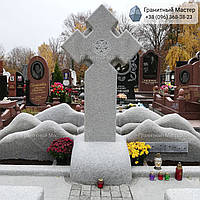 Необычный надгробный памятник из гранита в форме креста № 27