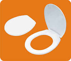 Кришка сидіння для унітаза СУ 64 біла поліпропілен