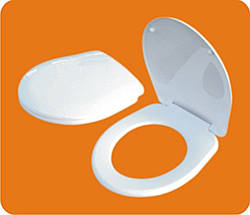 Кришка сидіння для унітазу СУ 66 біла поліпропілен