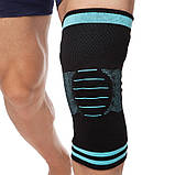 Наколінник бандаж із силіконовим кільцем MUTE 9066, фото 3