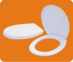 Кришка сидіння для унітаза СУ 80 біла поліпропілен