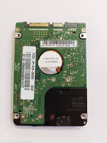 Б/В Жорсткий диск HDD Western Digital Blue WD3200BPVT 320GB 5400rpm 8MB 2.5" SATAII, фото 3