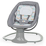 Центр шезлонг Mastela 8104 Сірий для хлопчика (бірюзові елементи), фото 4