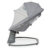 Центр шезлонг Mastela 8104 Сірий для хлопчика (бірюзові елементи), фото 7