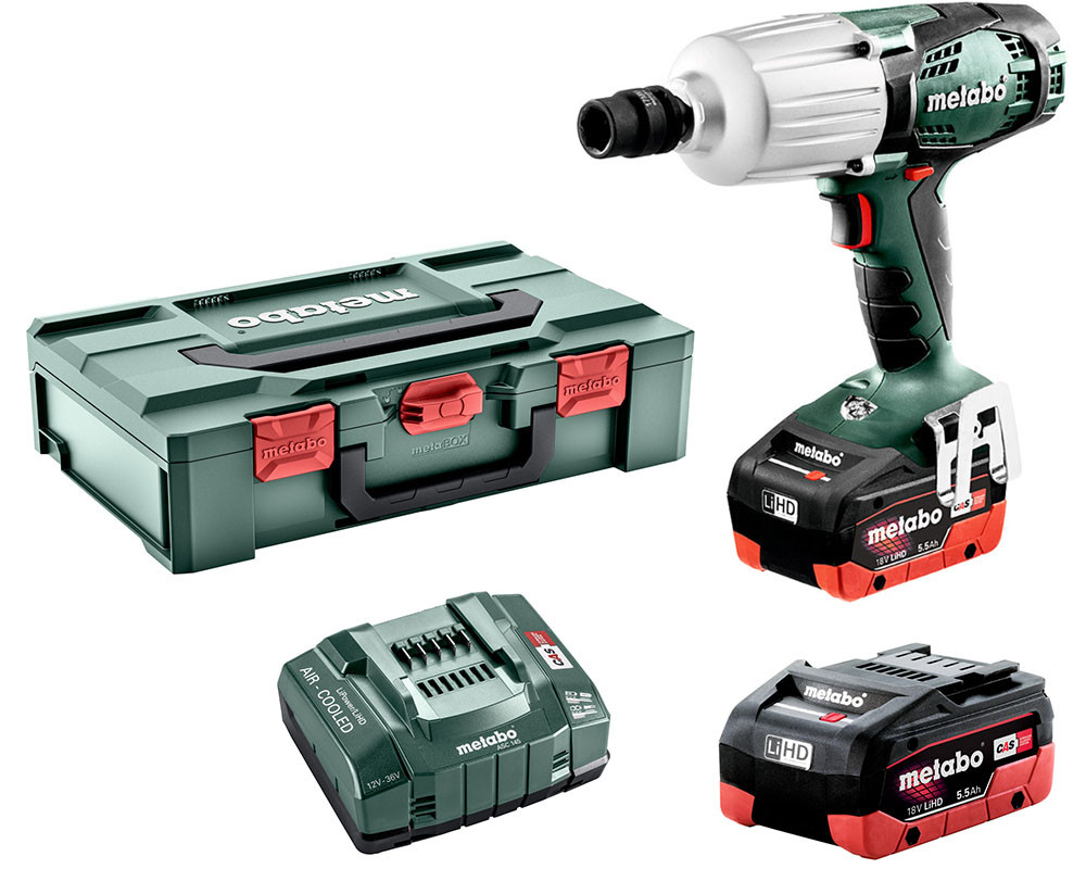 Акумуляторний ударний гайковерт Metabo SSW 18 LTX 600 [5.5 Ah LiHD] (602198660)