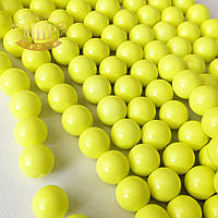 Бусини скло Fluo Yellow 10 mm*1 шт.