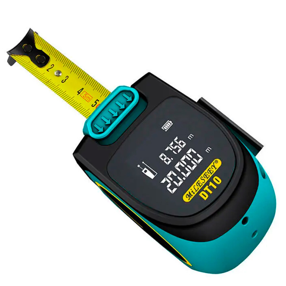 Рулетка 2-in-1 Xiaomi (OR) Mileseey laser ranging tape measure (DT10), Blue
