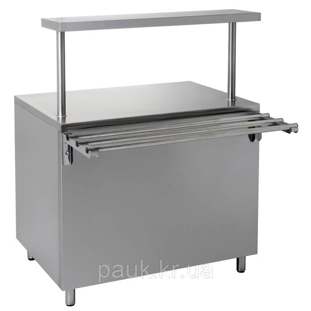 Нейтральний стіл ЕН-1000, стіл для лінії роздачі, нейтральний прилавок на лінію роздачі їжі, стіл для страв та приборів, фото 1