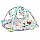 Розвивальний килимок Lionelo Paula Plus з інтерактивними іграшками та світлодіодними панелями для дітей від 0+, фото 2