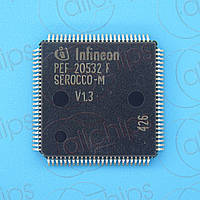 Контроллер соединений 2-канала Infineon PEF20532F-V1.3 TQFP100