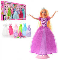 Набор Кукла 29 см с платьями, Defa 8266, для детей от 3 лет, Пакунок малюка