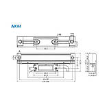 0.5 мкм, 120 мм. фотоелектричний перетворювач лінійних переміщень AKM0.5-120, фото 6