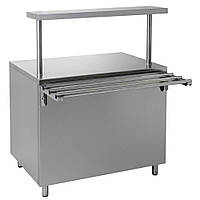Стіл для лінії роздачі ЕН-1200, стіл нейтральний, нейтральний прилавок на лінію роздачі їжі, стіл для страв та приборів