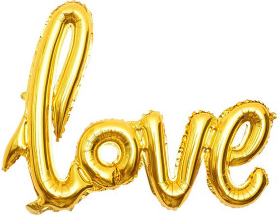 Міні-фігура 318 КИТАЙ-КТ Love літери золото, фото 1