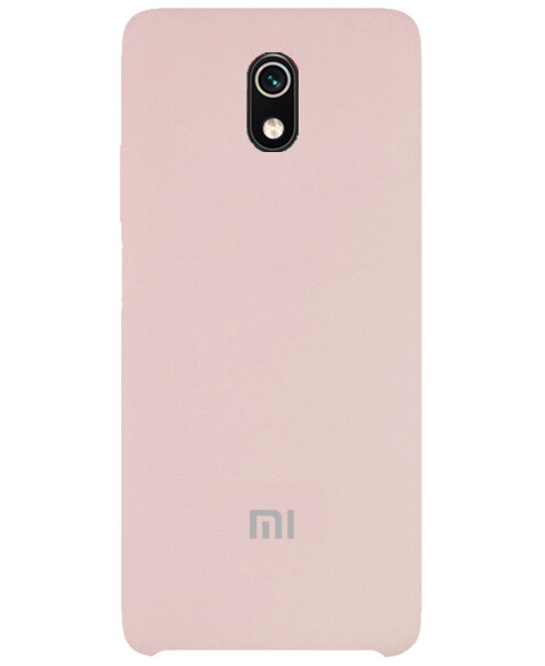 Чохол Silicone case Premium для Xiaomi Redmi 8A Pink Sand (18) пудра