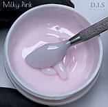 Гель DIS Hard Cover Milky Pink 60 г (Камуфляж, молочний рожевий), фото 2
