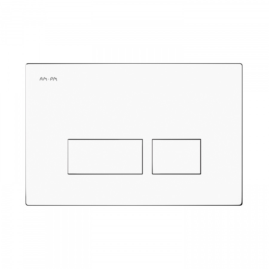 Кнопка зливу для інсталяції AM.PM подвійна біла 130440 I047001, фото 1