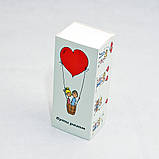 Коробка для макаронс, 140*59*49 мм, с окном, "Кохання це...", фото 2