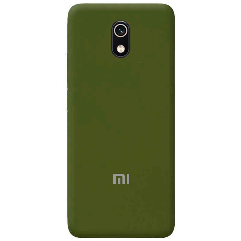 Чохол Silicone case Premium для Xiaomi Redmi 8A Khaki (25) зелений