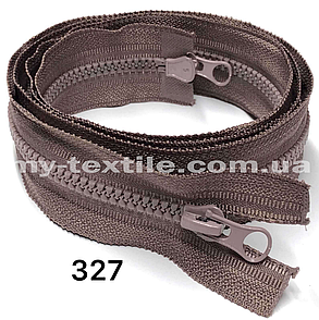 Блискавка тракторна 110 см Тип 5 <Косий зуб> два бігунка Моко