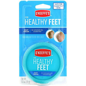 Крем для здоров'я ніг O'Keeffe's Healthy Feet для дуже сухої шкіри ступнів 91 г