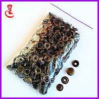 Кнопки для одягу Каппа 15мм. Кнопка київська №61, Антик (100шт)