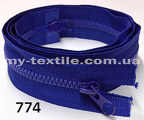 Блискавка тракторна 110 см Тип 5 <Косий зуб> два бігунки Електрик