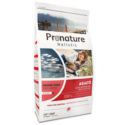 Pronature Holistic (Пронатюр Холистик) Asiato – Беззерновий холістик корм для котів (сиг з папаєю) 2кг