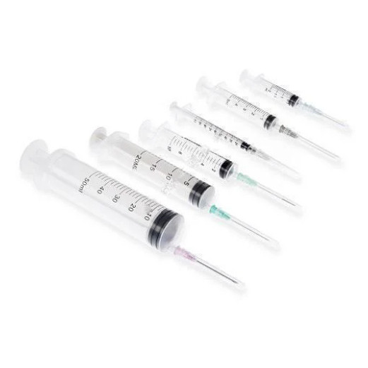 Шприц 3-х компонентний Medicare Luer Slip 5 мл з голкою 0,7 х38 мм/уп 100 шт