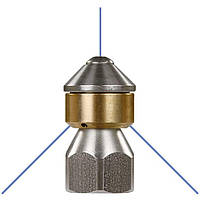 Ротаційні форсунки з фронт. відп. Suttner ST-49.1 (для чищення труб) 3/8 IG, d-24 мм.