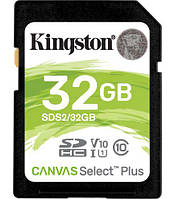 Картка пам'яті Kingston 32GB SDHC canvas Select Plus 100R