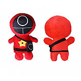 Дитяча плюшева іграшка нічник-проектор зоряного неба Гра в кальмара коло, фото 8