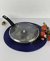 Сковорода с антипригарным мраморным покрытием 22см Edenberg EB-4108 Сковорода для индукционной плиты